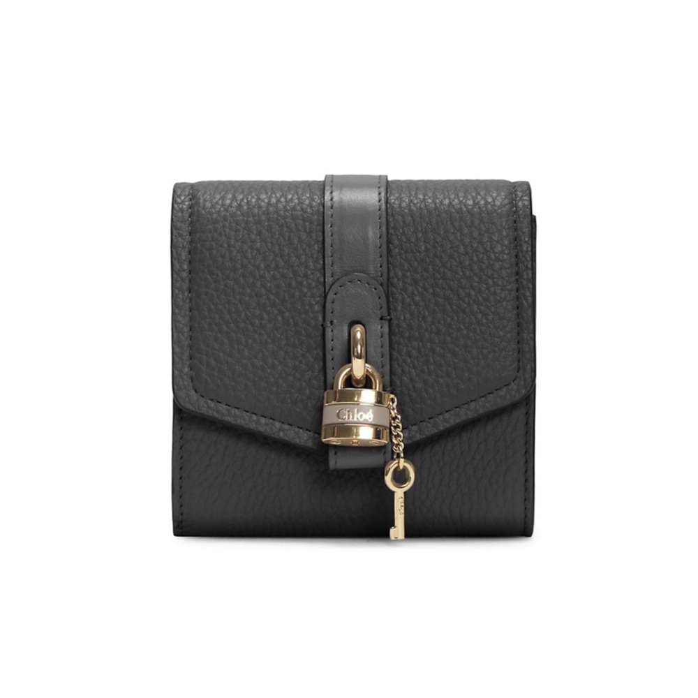 Chloe Aby Padlock and Key Leather Wallet